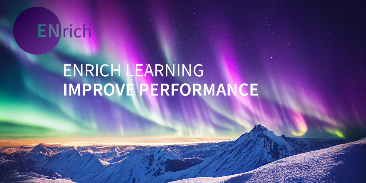 Our January snippet of inspiration image which is a mountain landscape under aurora lights